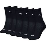 Puma - Dames Sokken - Zwart - 6 Paar