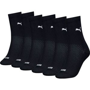 Puma - Dames Sokken - Zwart - 6 Paar