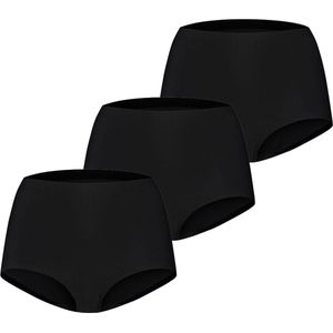 Ten Cate - Secrets Maxi Slip - Zwart - 3-Pack - Naadloos - Voordeelverpakking