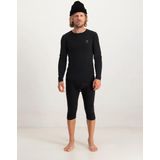 Poederbaas - Thermoset Lightweight - Thermokleding - Zwart - Thermoshirt + Thermolegging 3/4 lengte
