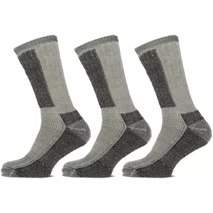 Hocerlu Dikke Thermische Damessok - Met Demping, Zacht Gezellig, 5 Paar Zwarte Dames Warme Winterwolle Sokken met Lage Schacht voor Wandelen, Hiken, Werken en Cadeau, UK Maat 4-8, 37-42 EU