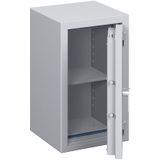 ISS Tresor Düsseldorf Mettmann III Sicherheitsstufe S2 nach EN14450 mit Feuerschutz lichtgrau 49,5 x 47,2 x 82,5 cm