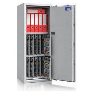 ISS safe4key Schlüsseltresor grau mit 560 Haken Elektronikschloss