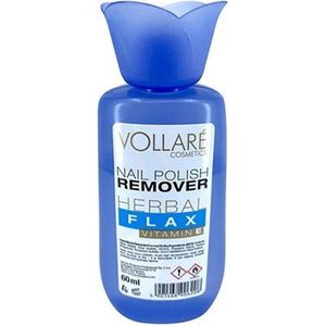 VOLLARE Nail Polish Remover Herbal Flax Vitamin E - Nagellakremover 60ml.