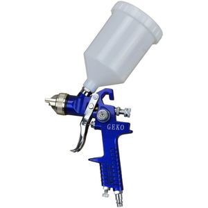 GEKO HVLP verfspuit - 1,4 mm nozzle - 600 ml tank - aluminium behuizing