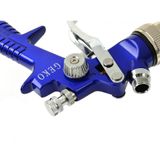 GEKO - Verfspuitpistool - RVS Nozzle - Aluminium Reservoir - 1L - HVLP