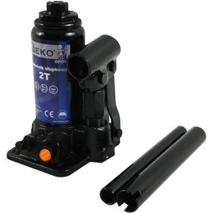GEKO - Bottle Jack - 2 Ton - Compact Ontwerp - Automatische Veiligheidsklep