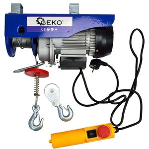 Electrische lier 150KG/300KG - Elektrische takel - 230 Volt - GEKO