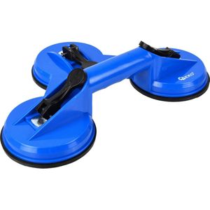 Triple glasdrager met 3 zuignappen 130 kg.