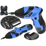 GEKO - Mini Draadloze Schroevendraaier - Oplaadbaar - Inclusief Bitset - LED Verlichting