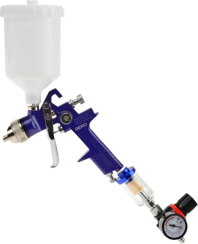 GEKO - HVLP - Verfspuit - 1.4 mm tip - Met Luchtregelaar en Filter - Ergonomisch Ontwerp