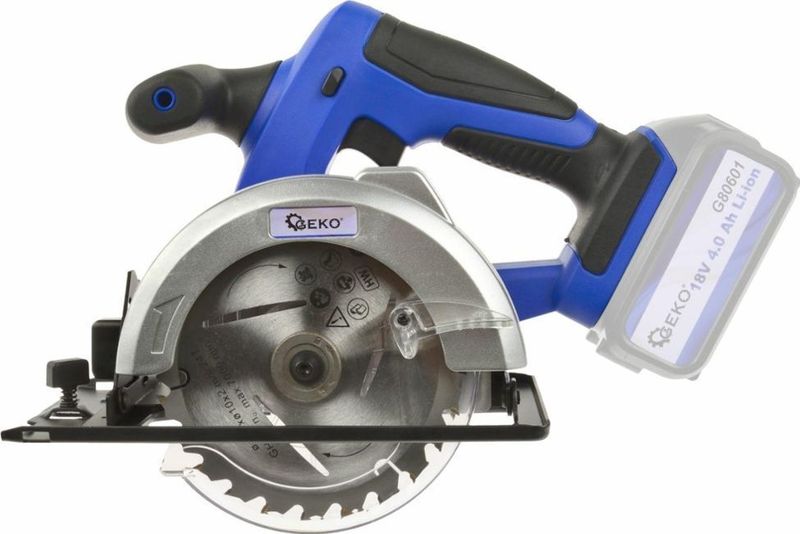 GEKO - Cordless Circular Saw - 18V - Draadloos - 24-tands TCT-zaagblad 136 mm