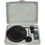 GEKO - Hole Saw Set - 19-127mm - 16-delig - Hoogwaardig Staal