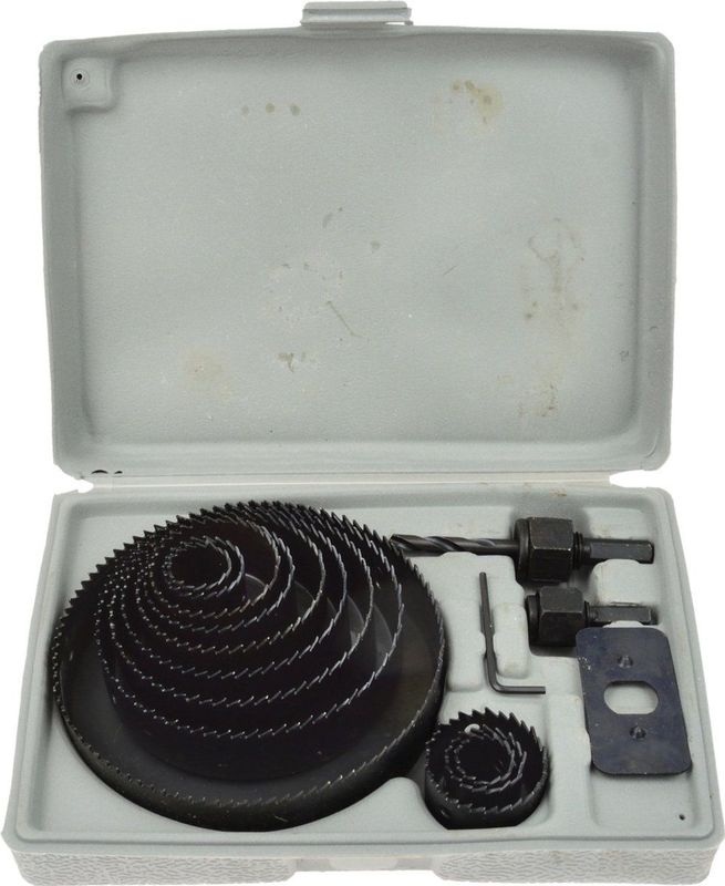 GEKO - Hole Saw Set - 19-127mm - 16-delig - Hoogwaardig Staal