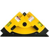 GEKO - 90° Laser Level Tool - Precisiegereedschap - Zwart - Nauwkeurig