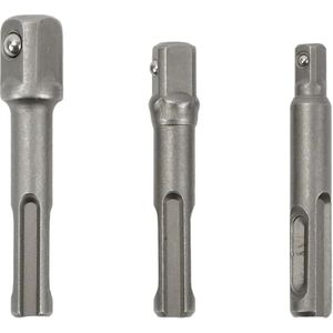 GEKO - SDS-Plus Adapters - Set van 3 - Chroom-Vanadium Staal