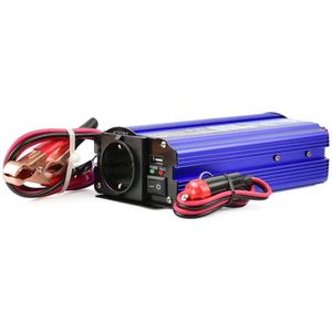 GEKO Pure sinus omvormer - 24V naar 230V - 300/600W - USB-aansluiting - Compact ontwerp