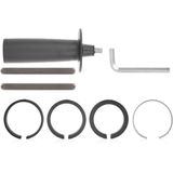 GEKO - Multifunctioneel Slijpmachine Opzetstuk - Geschikt voor M14 - Inclusief Adapters