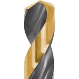 Tvardy Metaalboor - HSS 8 mm - TiN Coating - Zwart & Goud - Slijphoek 135° - 5 stuks