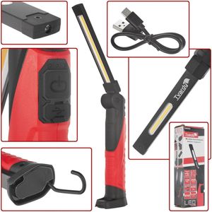 Tvardy lamp warsztatowa opvouwbaar met magneet LED COB 5W + 3W 2600mAh 650lm IP44 (40)