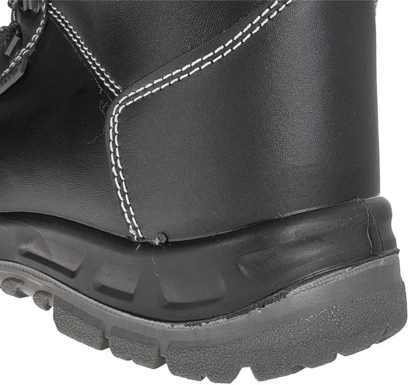 GEKO Isolerende Winterveiligheidsschoenen - S3 Bescherming - Antislip - Zwart - Rundleer