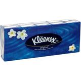 Kleenex - Original Family - Papieren Zakdoekjes - 3-Laags - Verpakking 10x10 st