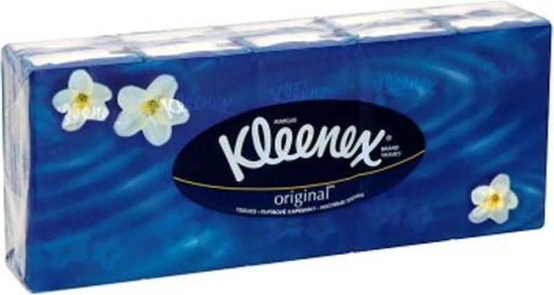 Kleenex - Original Family - Papieren Zakdoekjes - 3-Laags - Verpakking 10x10 st