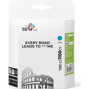 TB Ink TBB-LC1100CY (Brother LC980/1100) Cyan 100% new