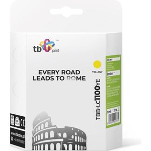Brother - LC1100 - Inktcartridge - Geel - 100% Compatibel