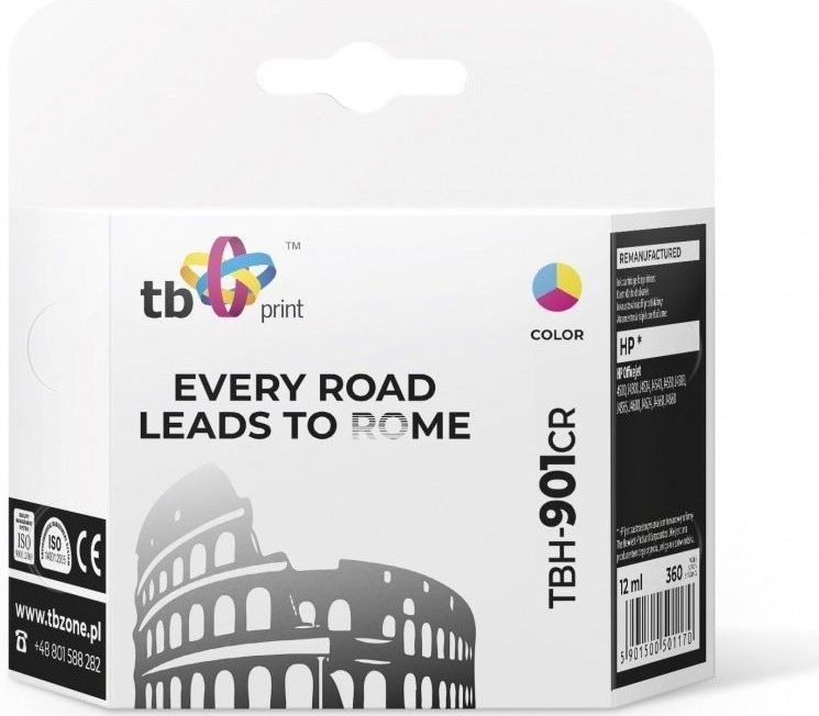 TB Ink HP OJ J4580 kleur remanufactured TBH-901CR