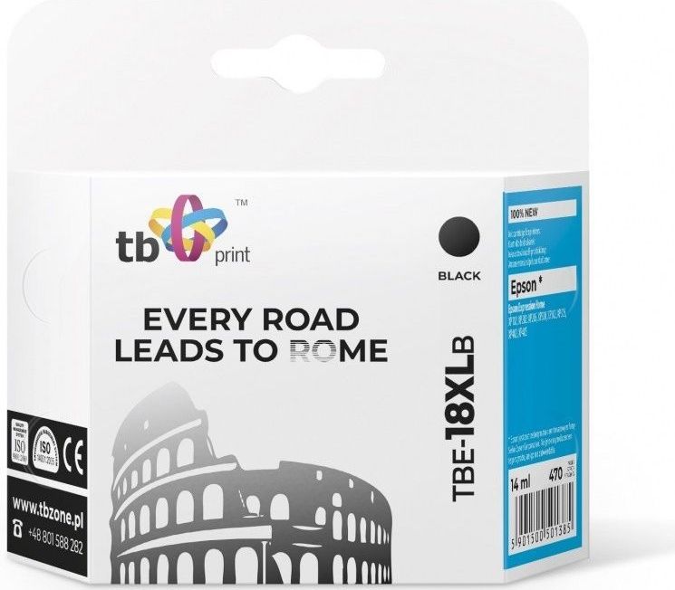 TB Ink voor Epson XP 302 zwart TBE-18XL