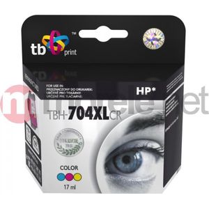 TB Ink HP DJ IA 2060 kleur remanufactured XL TBH-704XLCR (HP No. 704 CN693AE)