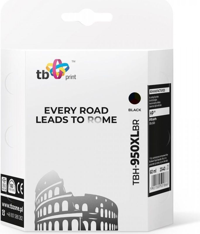 TB Ink voor HP OJ Pro 8100 zwart remanufactured TBH-950XLB
