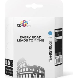 TB - Ink - Inktcartridge - Cyan - Remanufactured