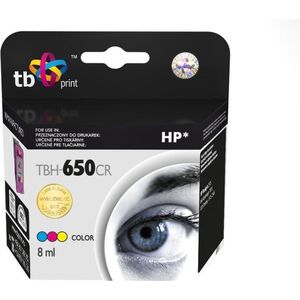 Print - TBH-650CR - Inktpatroon - Blauw, Paars, Geel - 1 stuk