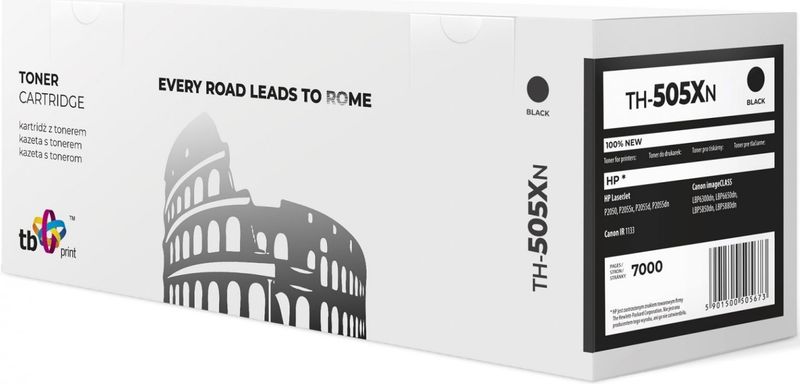 TB Toner TH-505XN (HP CE505X) zwart 100% new