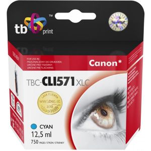 TB Ink voor Canon CLI-571XL TBC-CLI571XLC CY 100% new