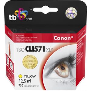 TB Ink voor Canon CLI-571XL TBC-CLI571XLY YE 100%ne