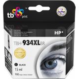 Print - TBH-934XLBR - Inktcartridge - Zwart - 15 ml