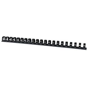 OFFICER PRODUCTS PRODUCTS 20241615-05 kunststof binderkammen DIN A4, 16 mm (145 pagina's), kunststof binding, 100 stuks, zwart