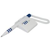 OFFICE PRODUCTS balpen met teletouw Basic/schrijfkleur blauw/balpenstandaard/zelfklevend/kleur: blauw-wit