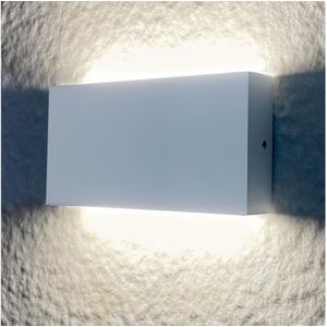LED Wand Lamp voor Buiten CHICAGO 2xLED/5,5W/230V IP44 wit