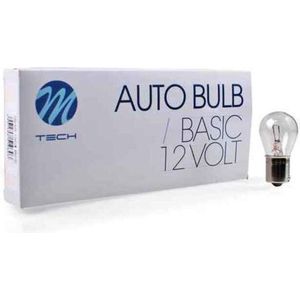 M-Tech P21W BAU15s 12V 21W - Basic - Helder - 10 stuks