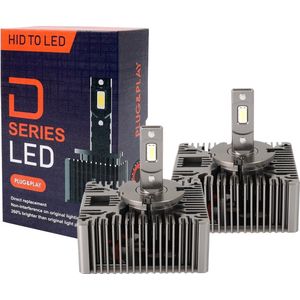 D5S LED SET - Plug & Play - Canbus - 30000 Lumen 6000k Helder - +300% licht - LED CSP Chips - 2 stuks