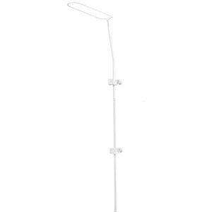 Hemelstang - Wit - Luifelstandaard voor Babybed - Met Sokkel of Haken