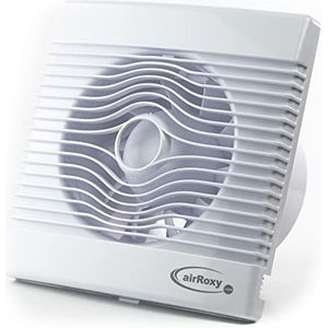 Ventilator kamer binnen ventilator kleine ruimte toilet badkamer keuken 150 mm 15 cm met timer airRoxy pRemium