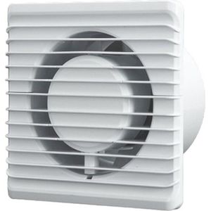 Badkamerventilator Energiezuinig, Stil en met TIMER diameter 100 mm wit - 100TS
