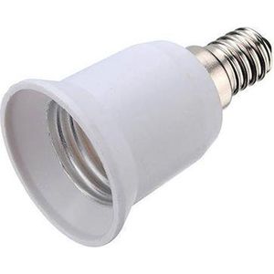 LED Line - Verloopfitting E14 naar E27 - Wit - Max 60W