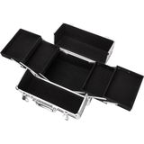 DRM Make-up Koffer Maat M – Zwart Met Zilver #3