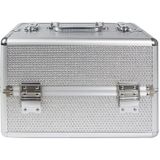 DRM Make-up Koffer Maat M - Zilver Met Zirkonen 7038-8 #7